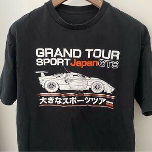 John GALT Grand Tour Sport Japan GTS Racing T-Shirt - Black sz L
